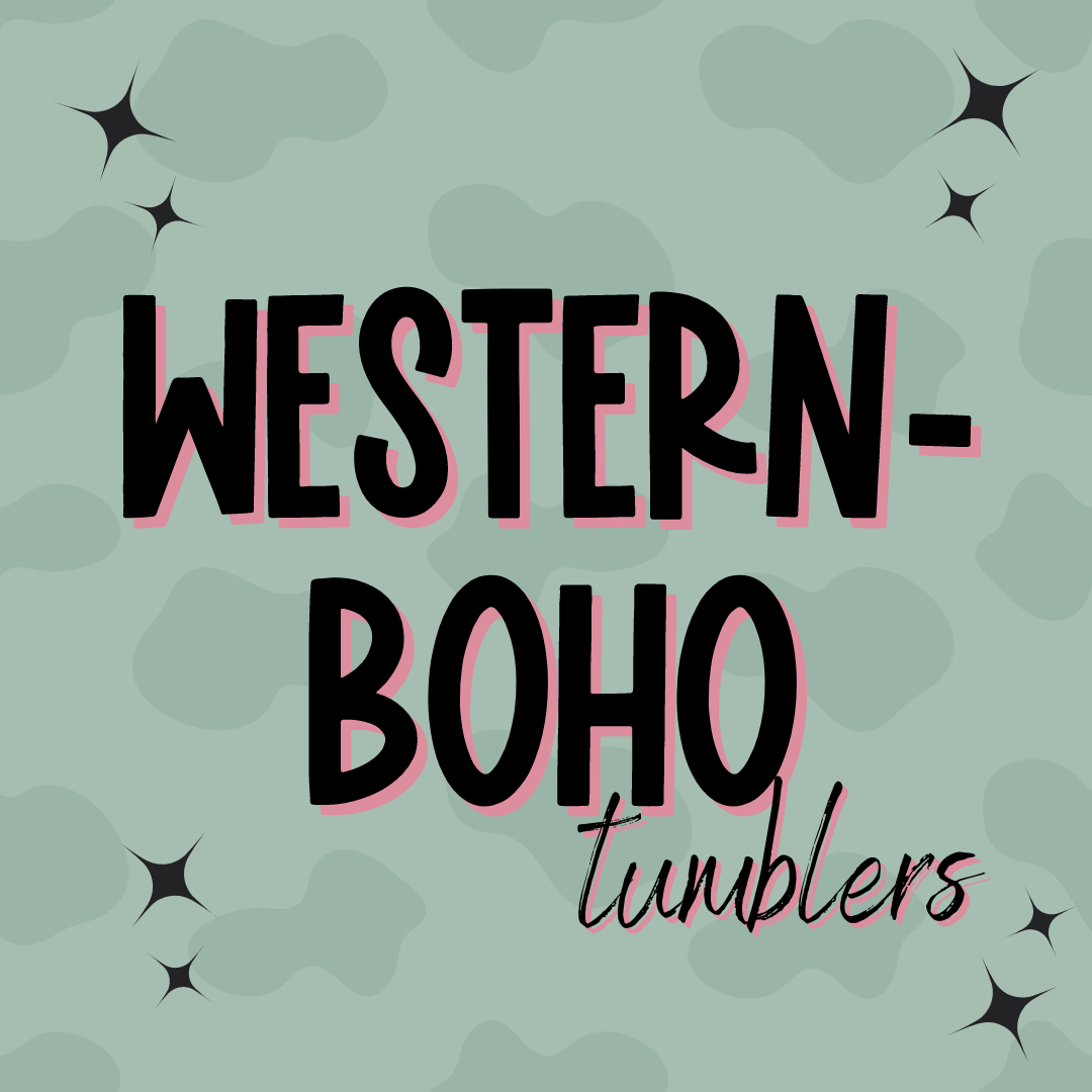 Western/Boho Tumblers