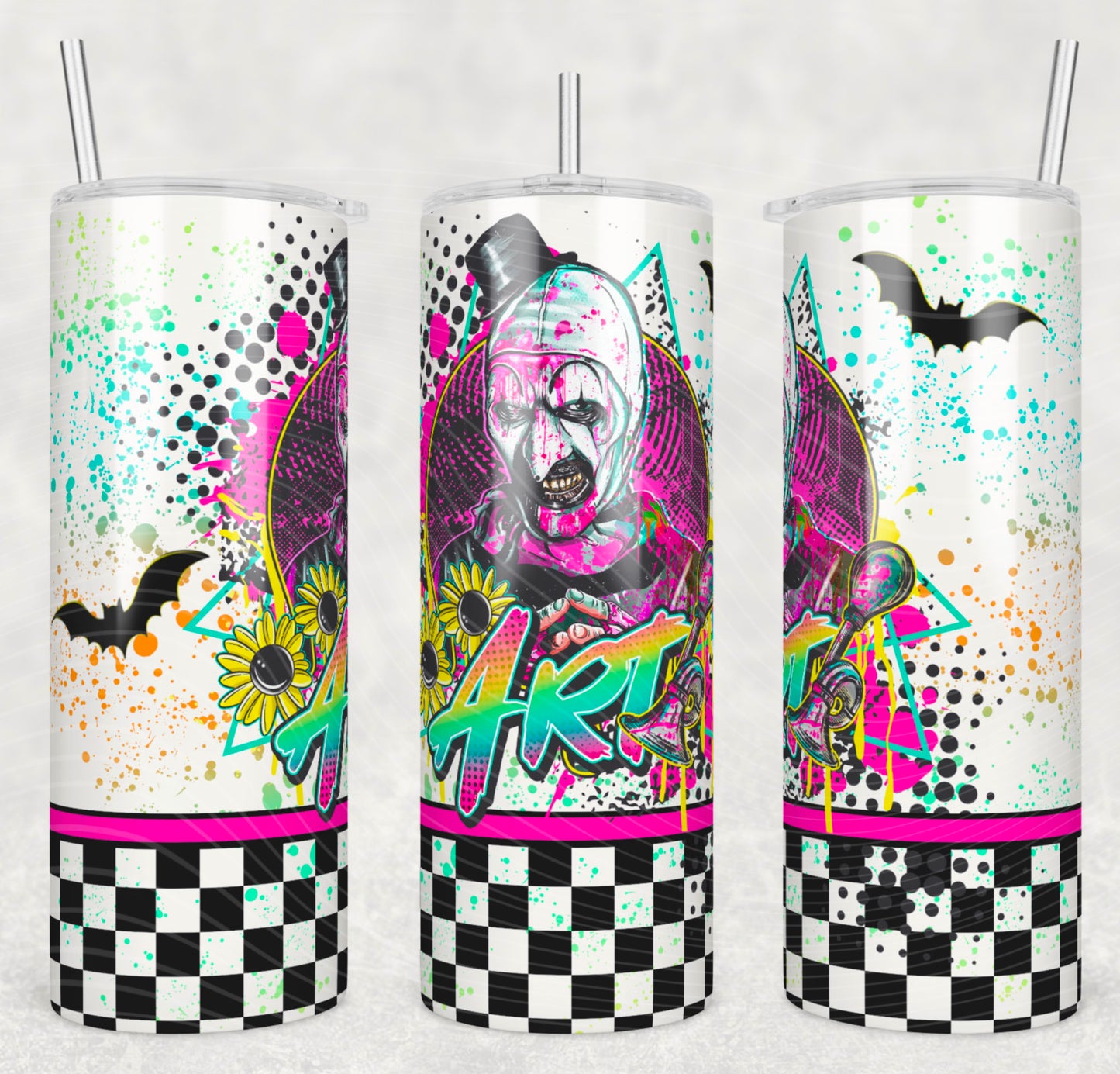 Art_Horror 20oz Skinny Tumbler