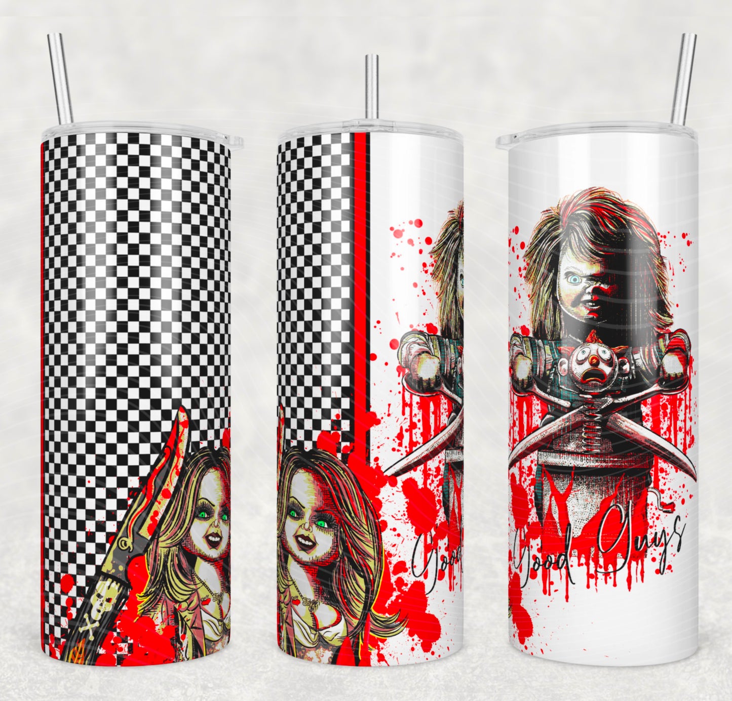 Chucky_Horror 20oz Skinny Tumbler