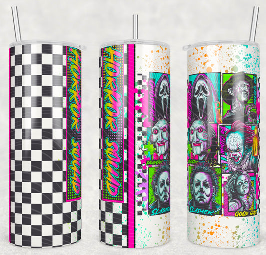 Squad_Horror 20oz Skinny Tumbler