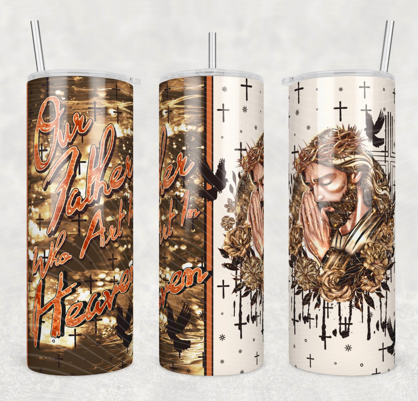 Jesus 20oz Skinny Tumbler