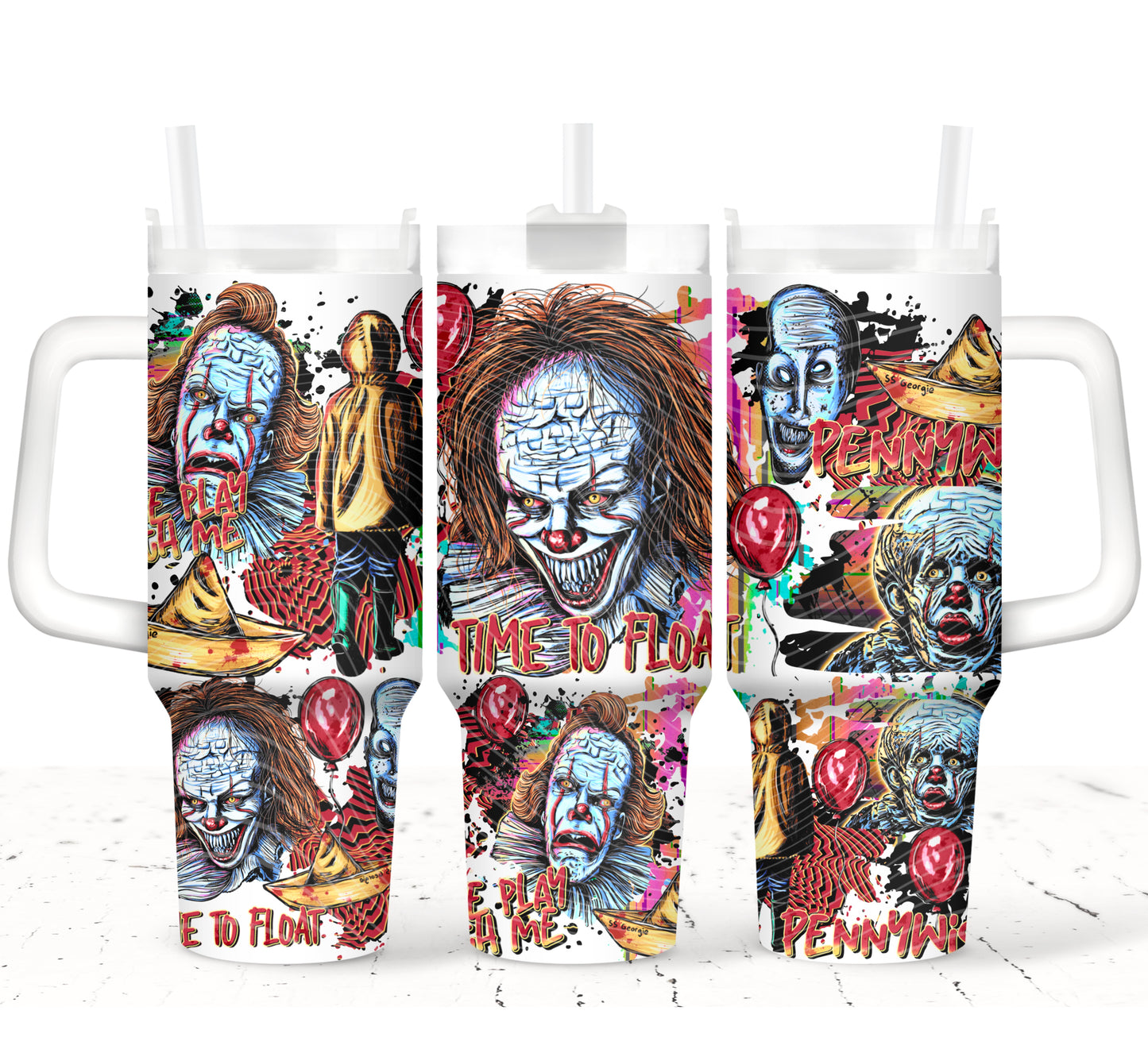 Time To Float Grippy Tumbler