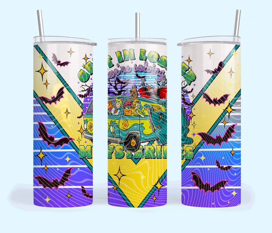 We're Solving Mysteries 20oz Skinny Tumbler