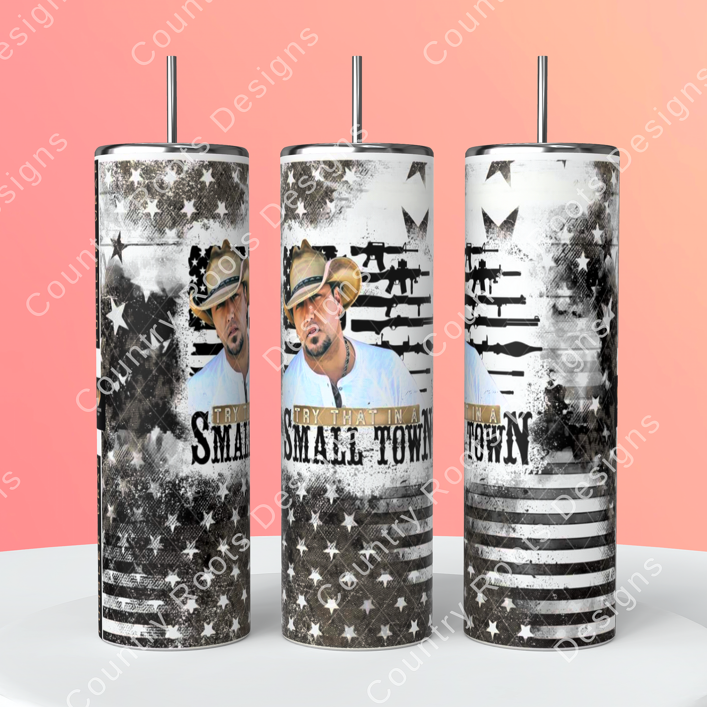 Small Town (3) 20oz Skinny Tumbler