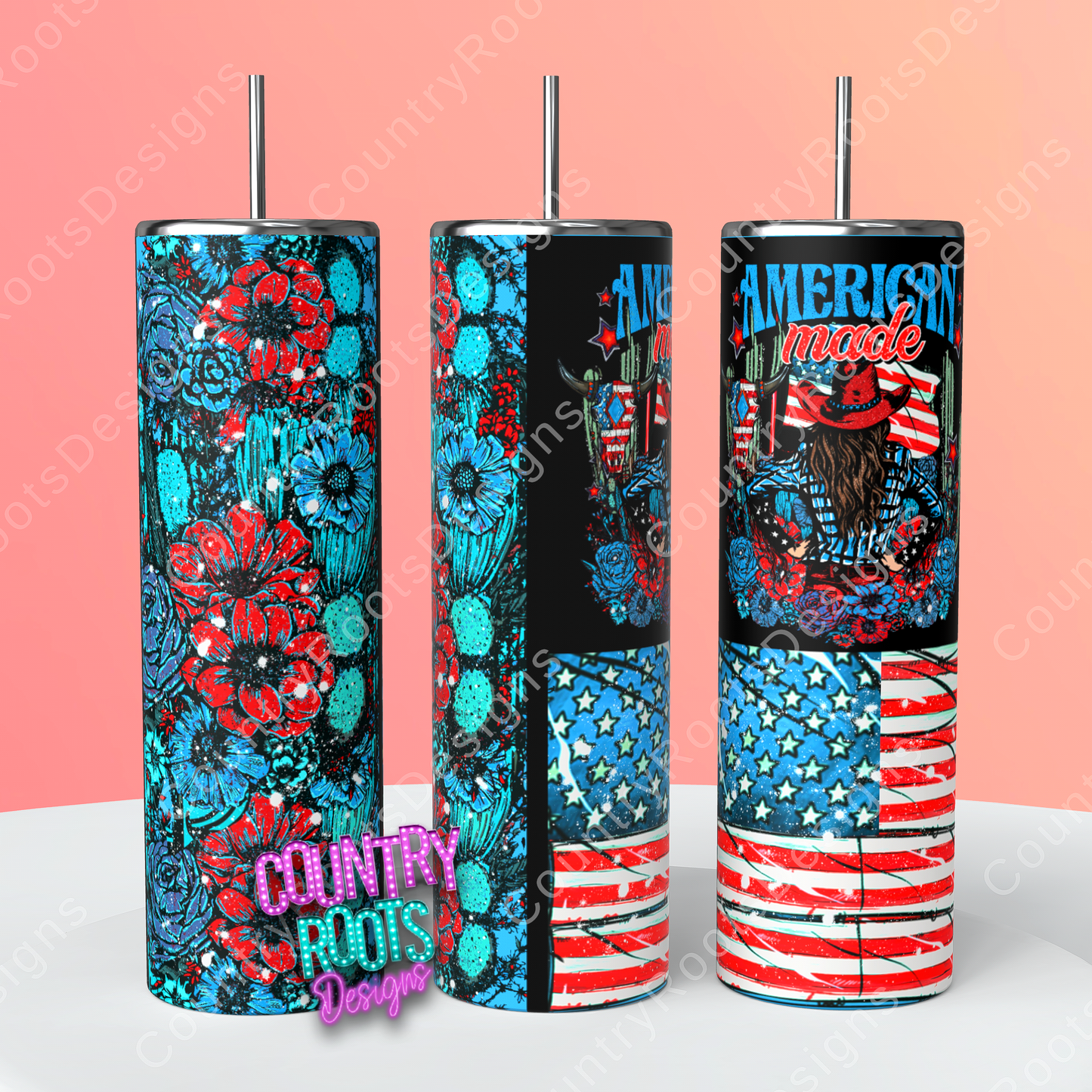 American Made 20oz Skinny Tumbler
