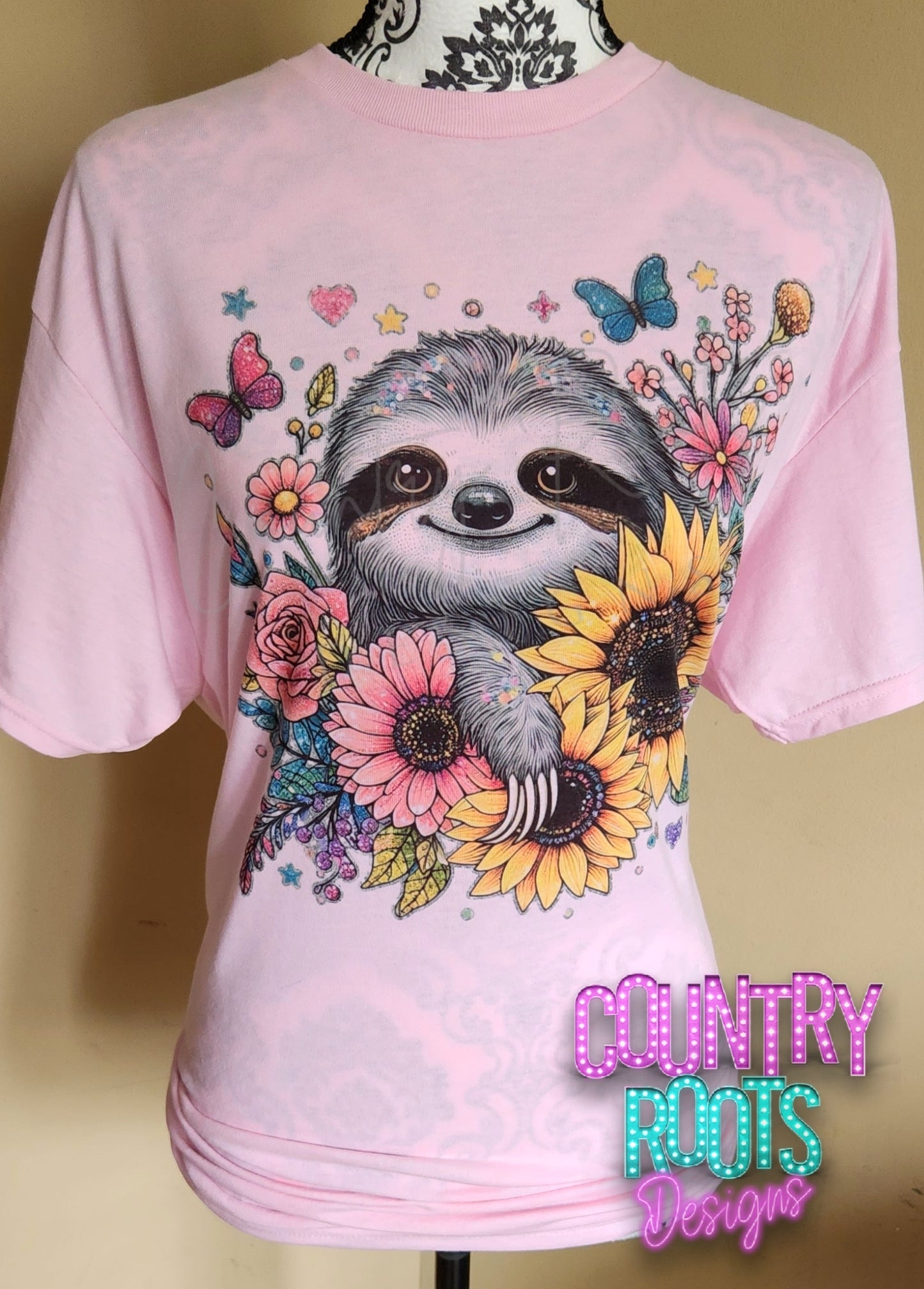 RTS Sloth Sunflowers