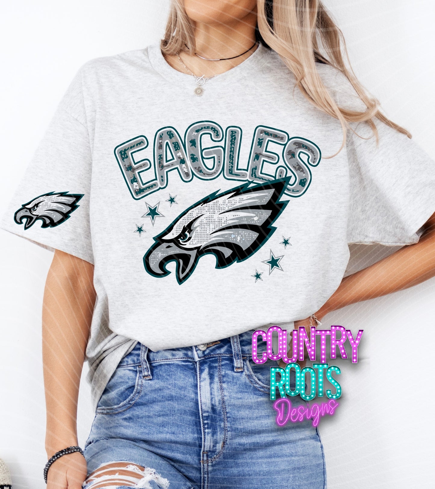 Faux Glitter Football (6 teams available)