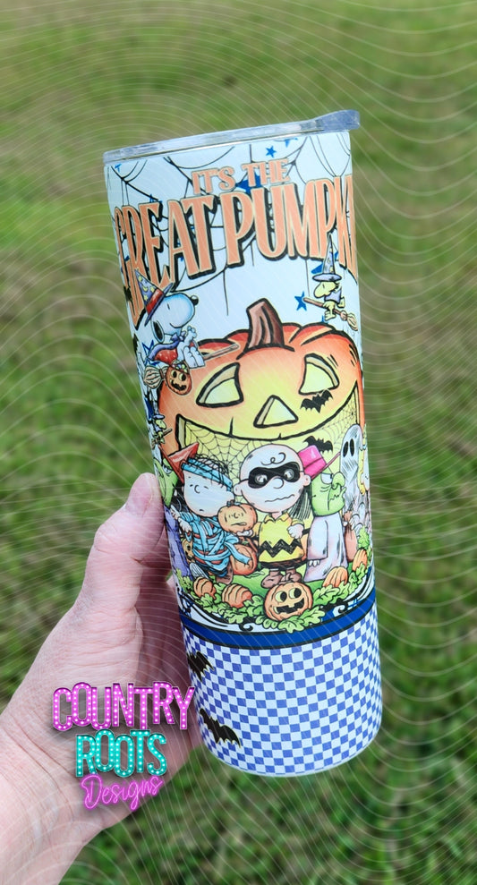 The Great Pumpkin 20oz Skinny Tumbler