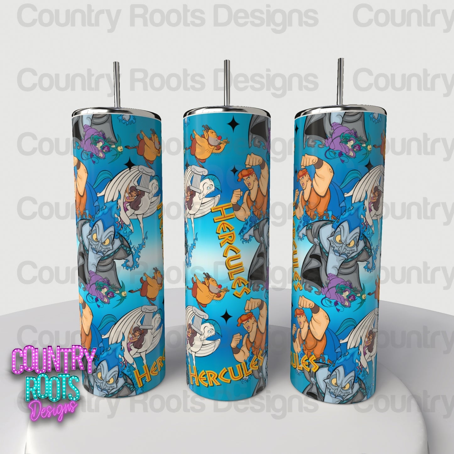 Herc-Ules 20oz Skinny Tumbler