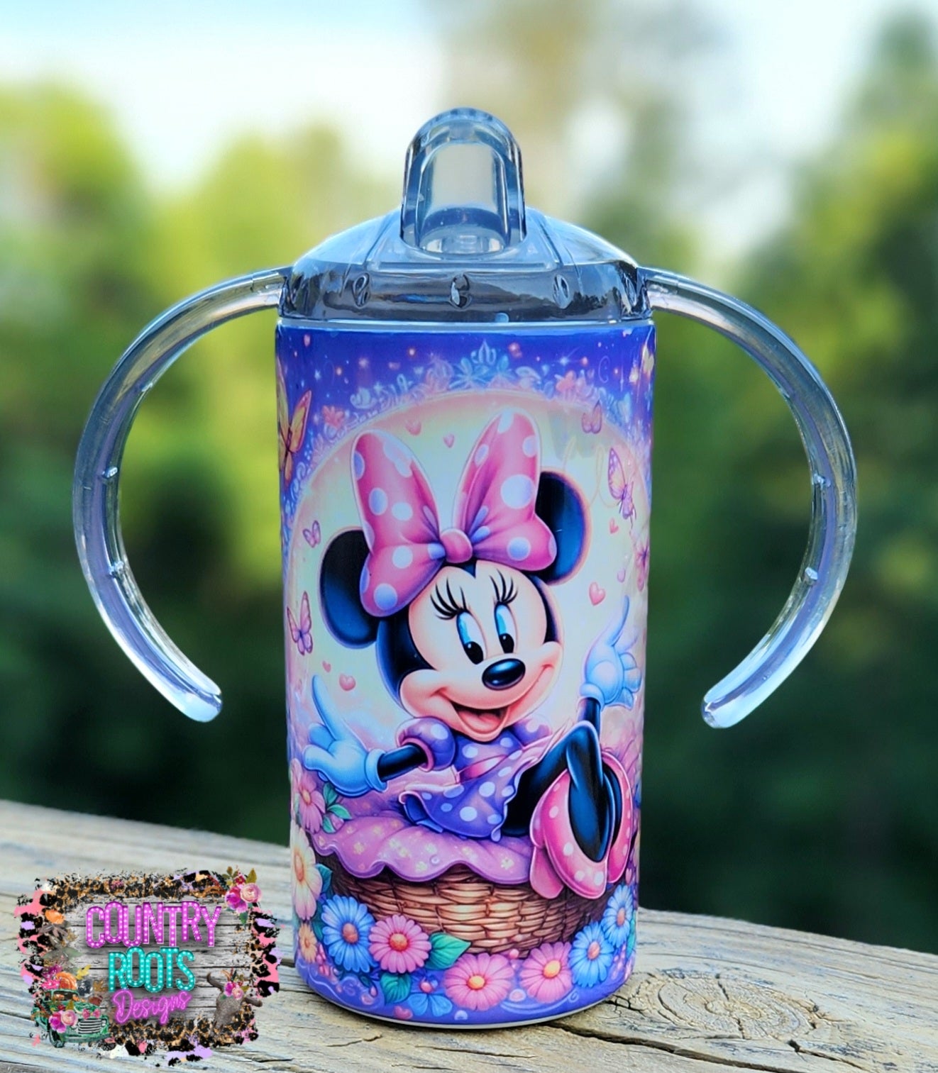 Mouse_Purple 12oz. Sippy Cup Tumbler