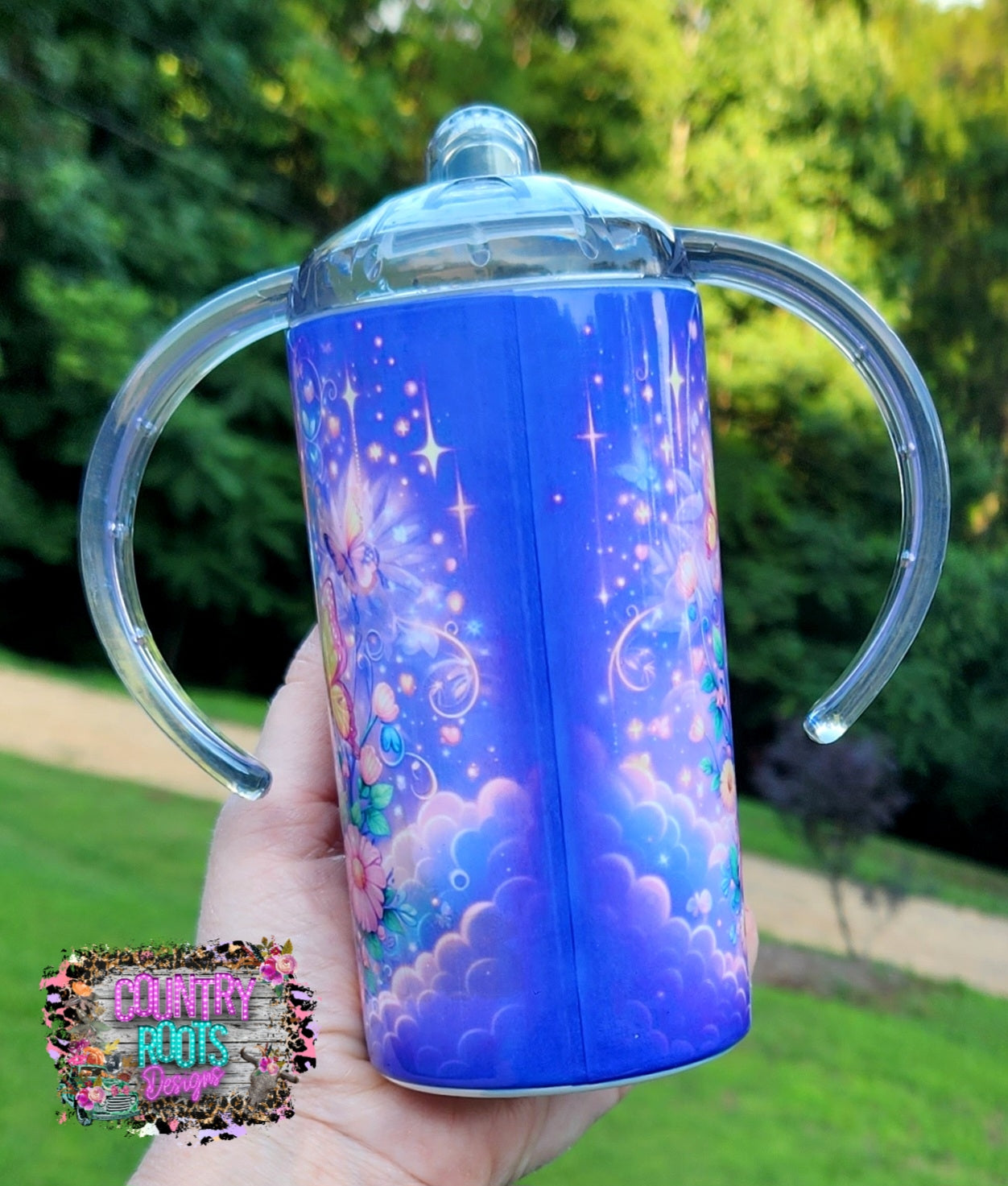 Mouse_Purple 12oz. Sippy Cup Tumbler
