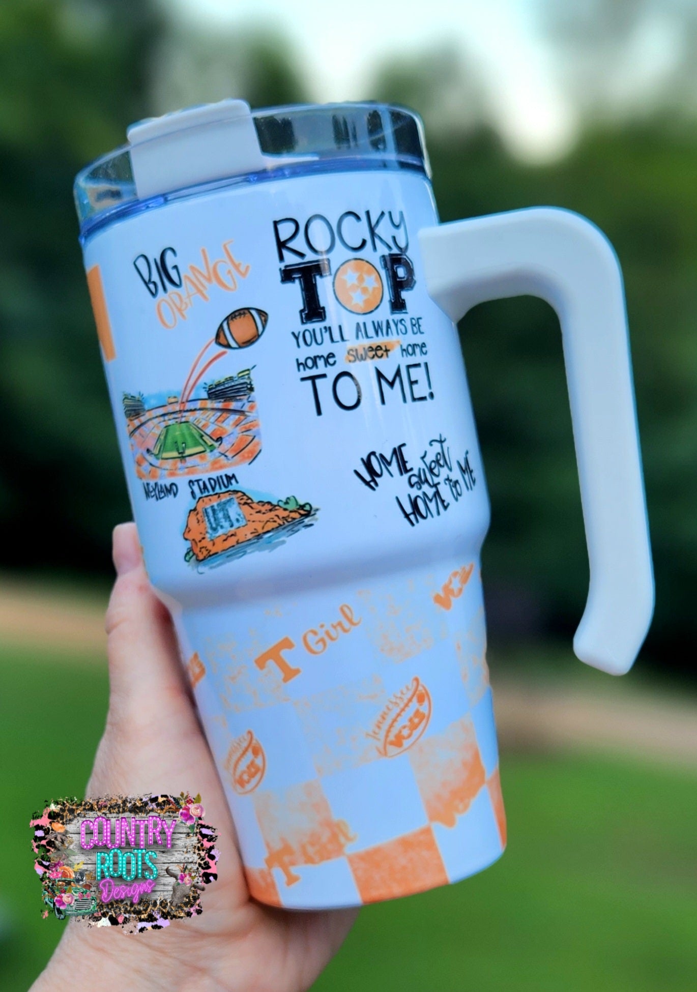 Rocky_Top_TN 20oz Grippy Tumbler