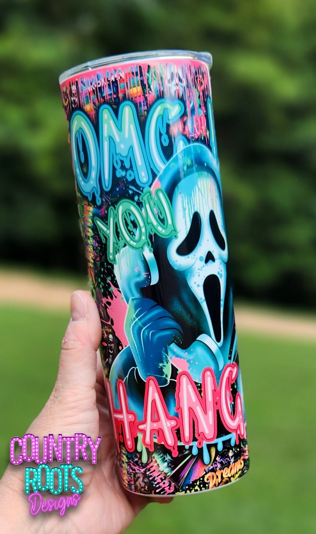OMG LOL YOU HANG UP 20oz Skinny Tumbler