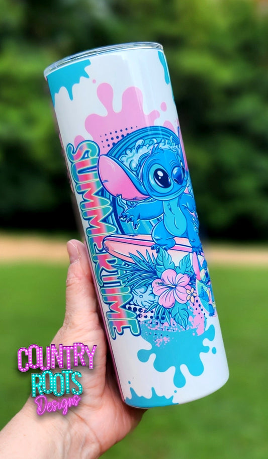 Summertime 20oz Skinny Tumbler
