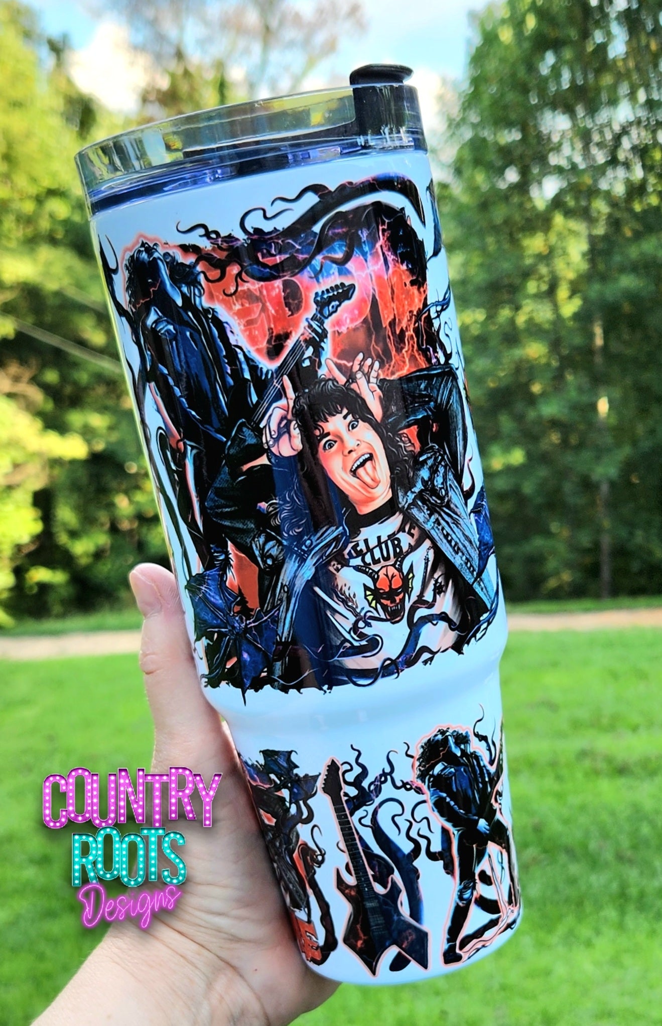Stranger_Eddie 30oz Grippy Tumbler