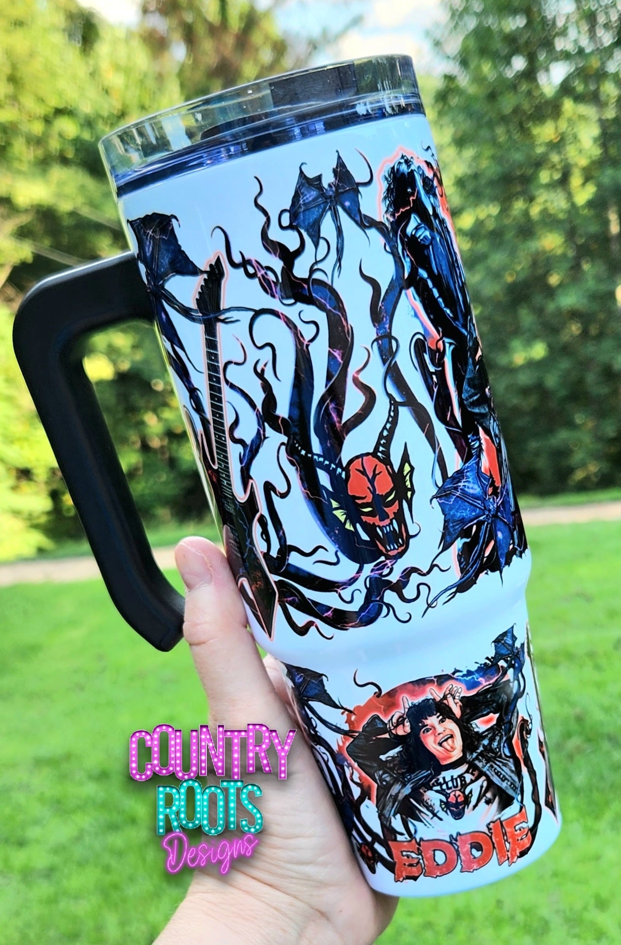 Stranger_Eddie 30oz Grippy Tumbler