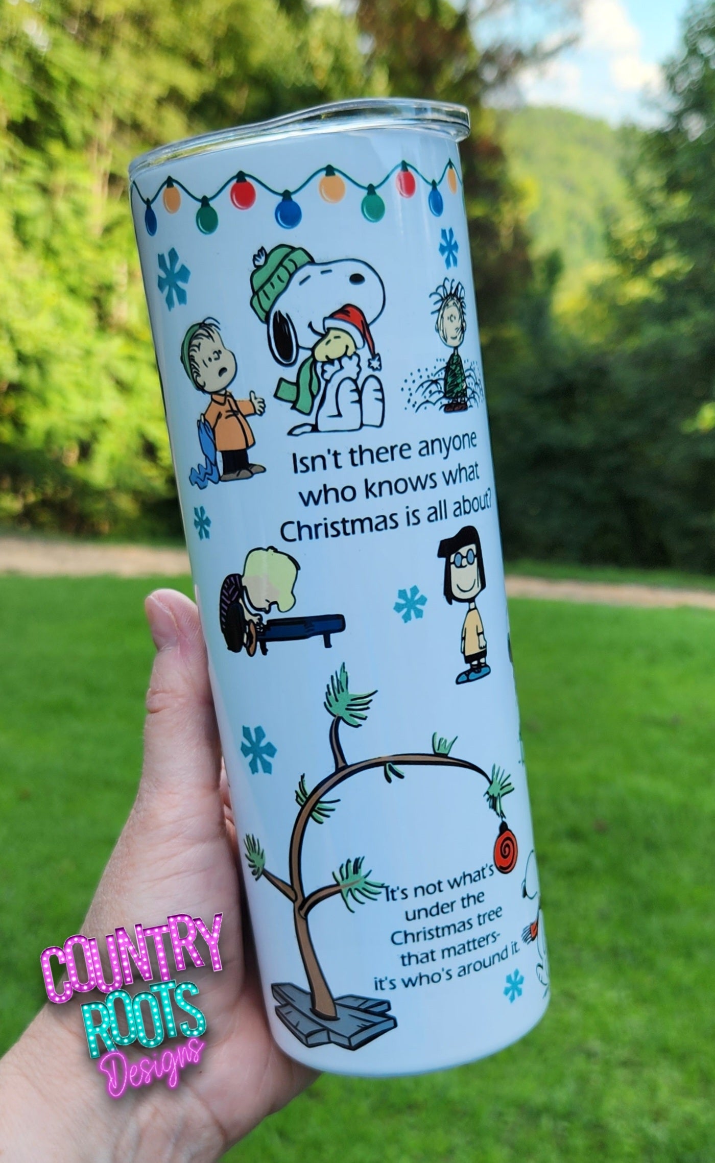 Charlie_Christmas 20oz Skinny Tumbler