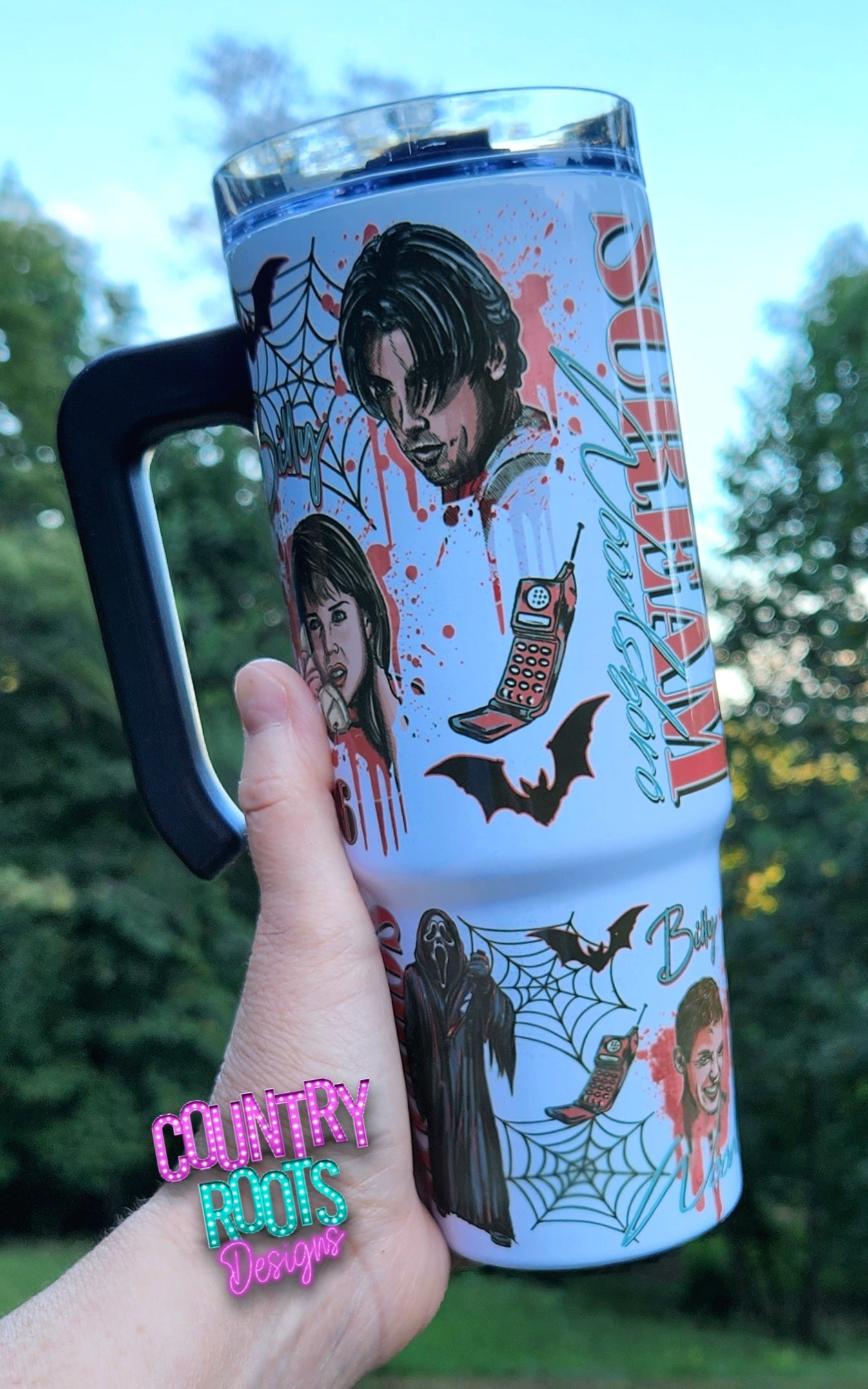 Scream_Vintage 30oz Grippy Tumbler
