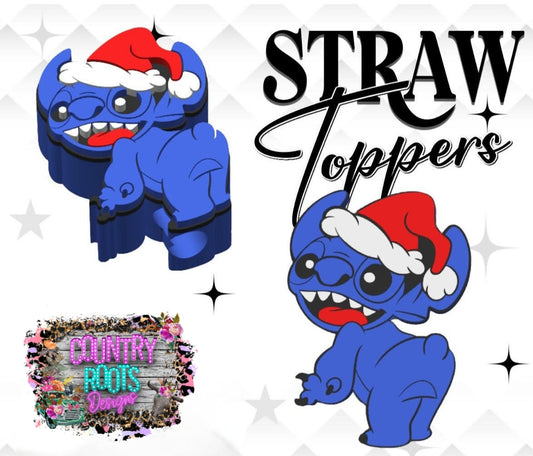 Stitch_ 3D Straw Topper