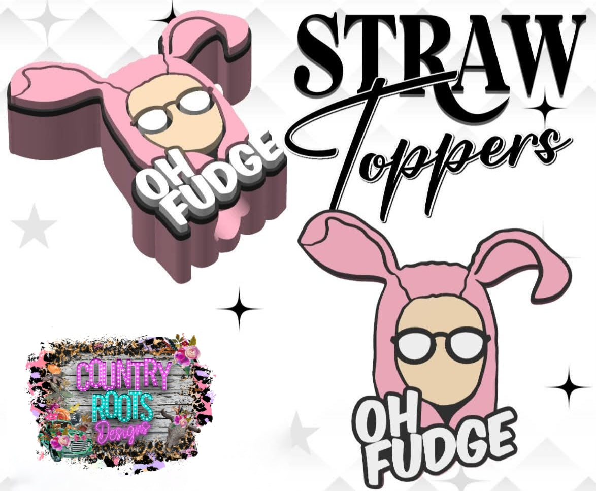 Bunny 3D Straw Topper