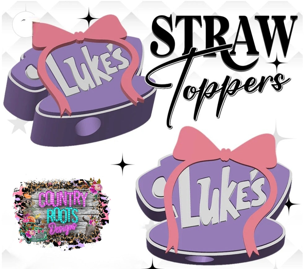 Lukes 3D Straw Topper
