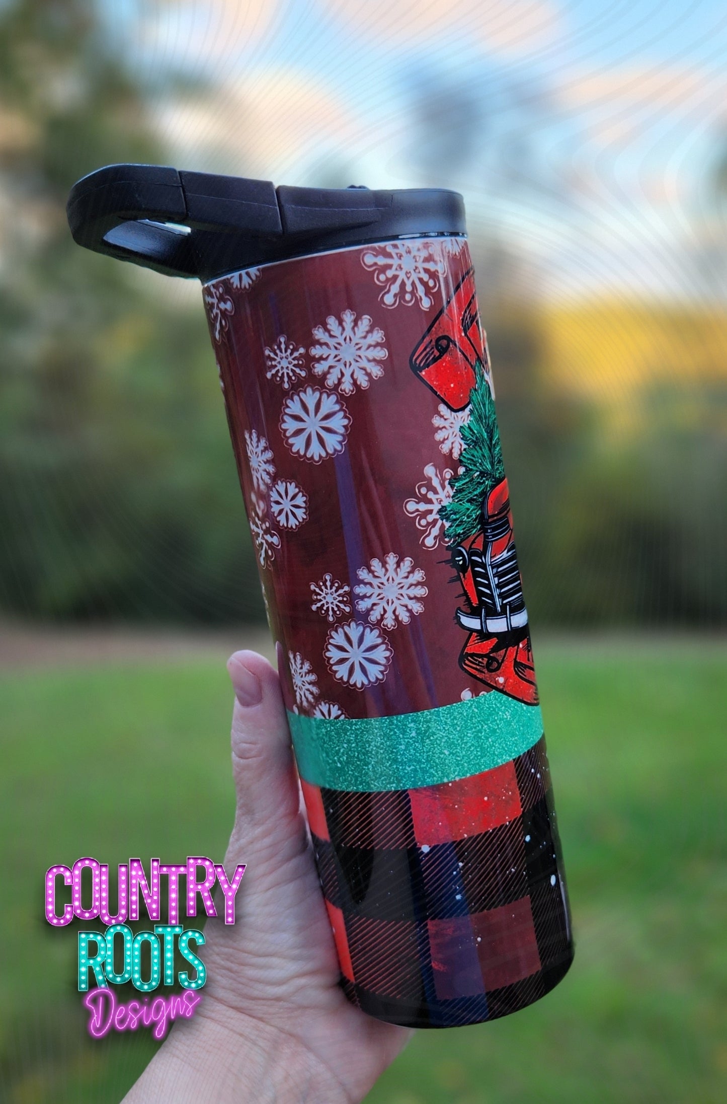 Farm Fresh Christmas Trees 20oz Skinny Tumbler