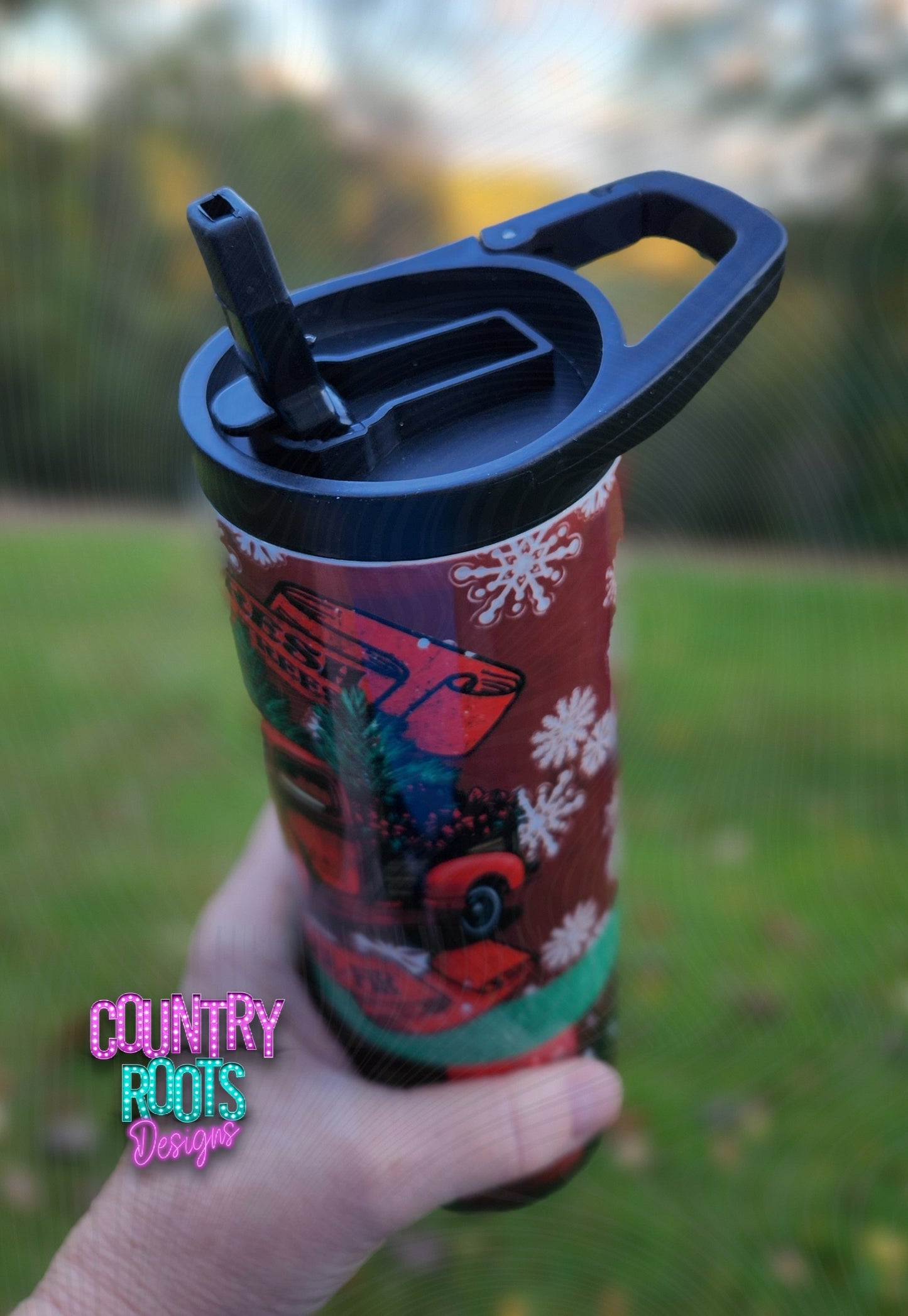 Farm Fresh Christmas Trees 20oz Skinny Tumbler