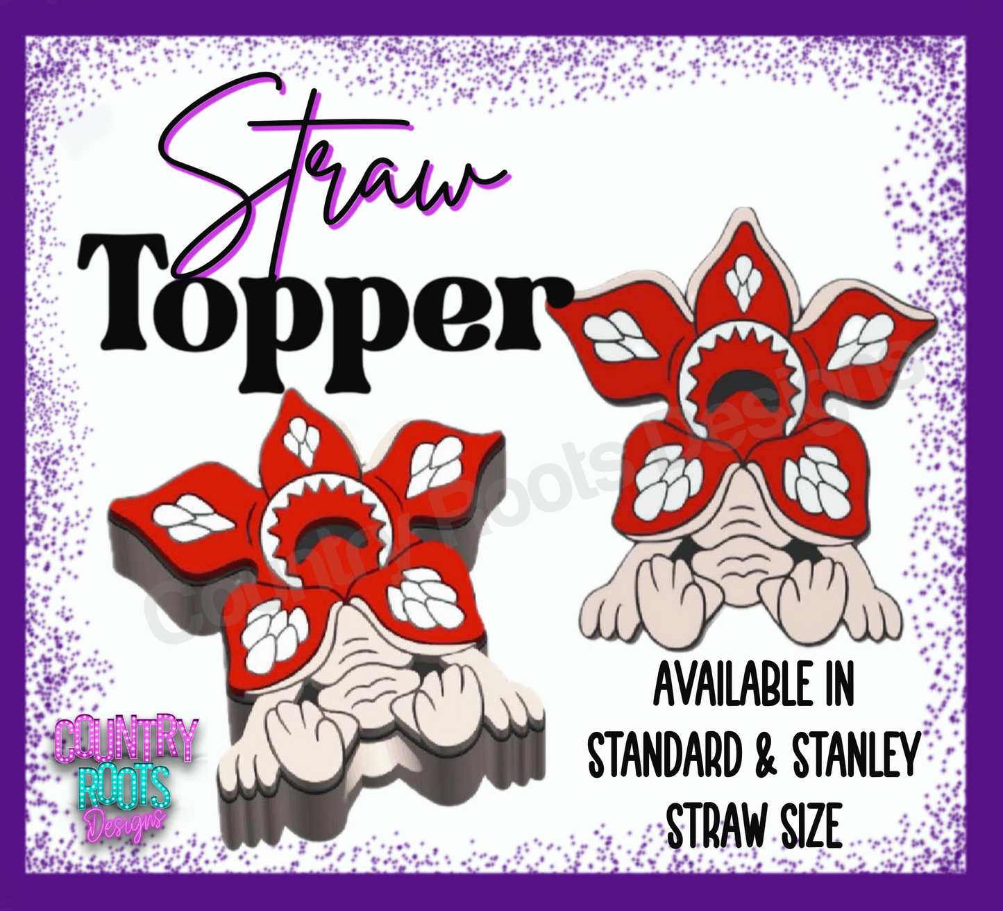 RTS Demo 3D Straw Topper