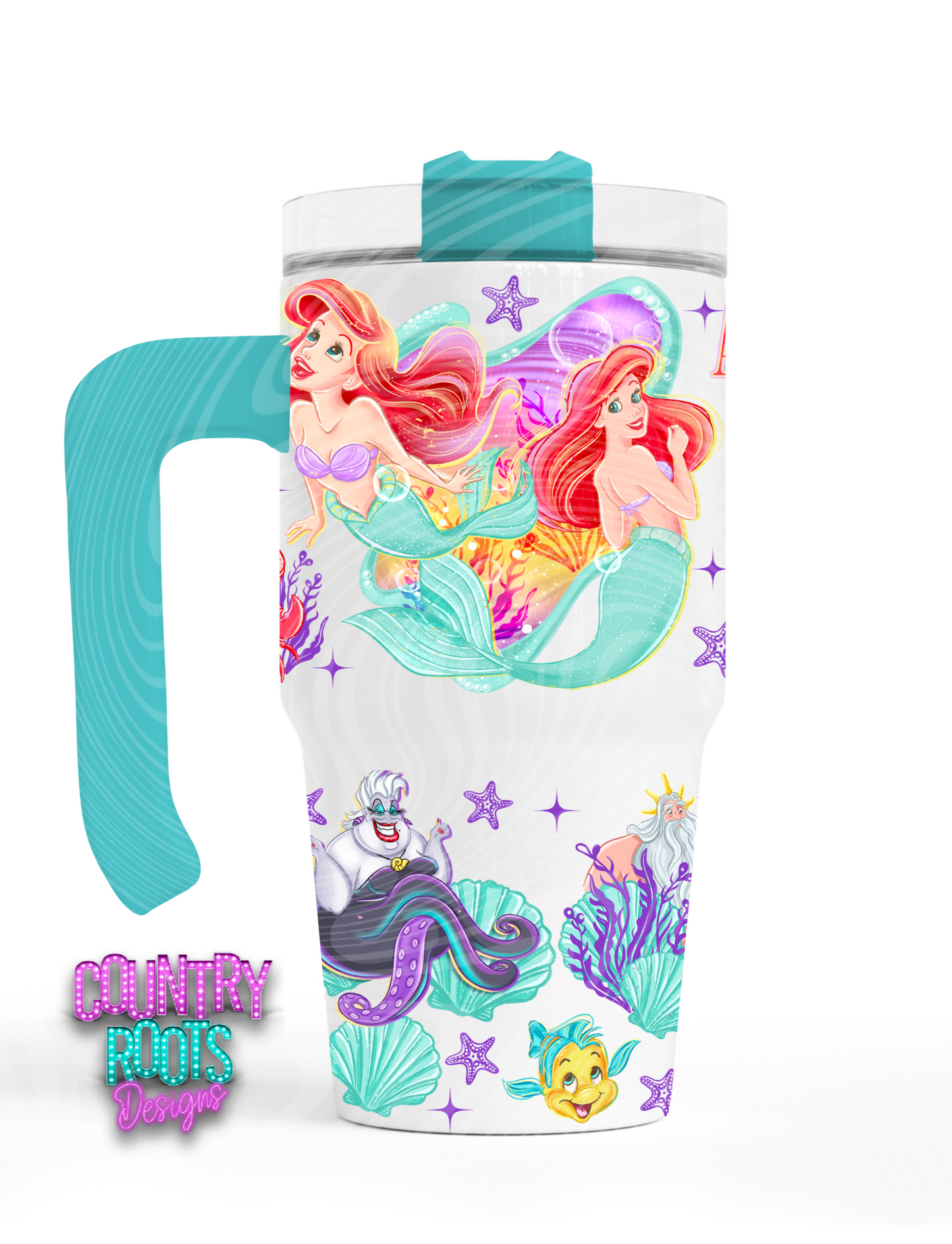 Mermaid 12oz Grippy Tumbler