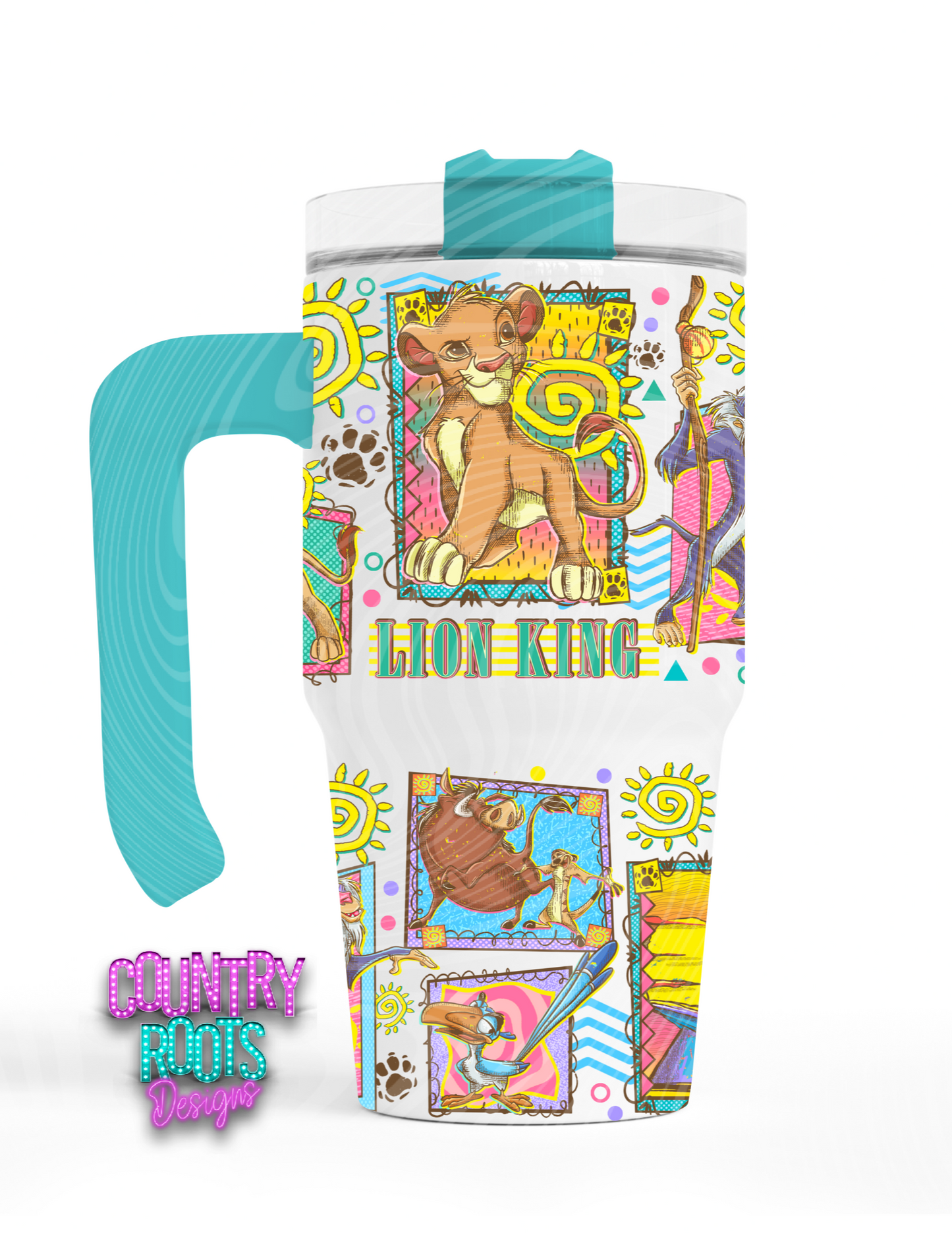 Lion_ 12oz Grippy Tumbler
