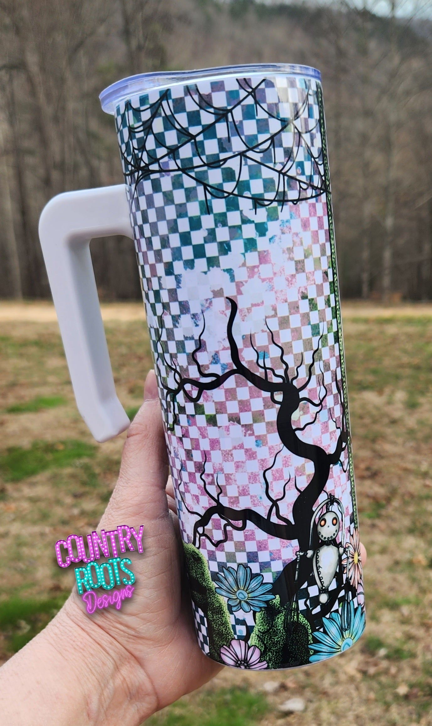 RTS Edward_Scissor 20oz Tumbler w/ Handle