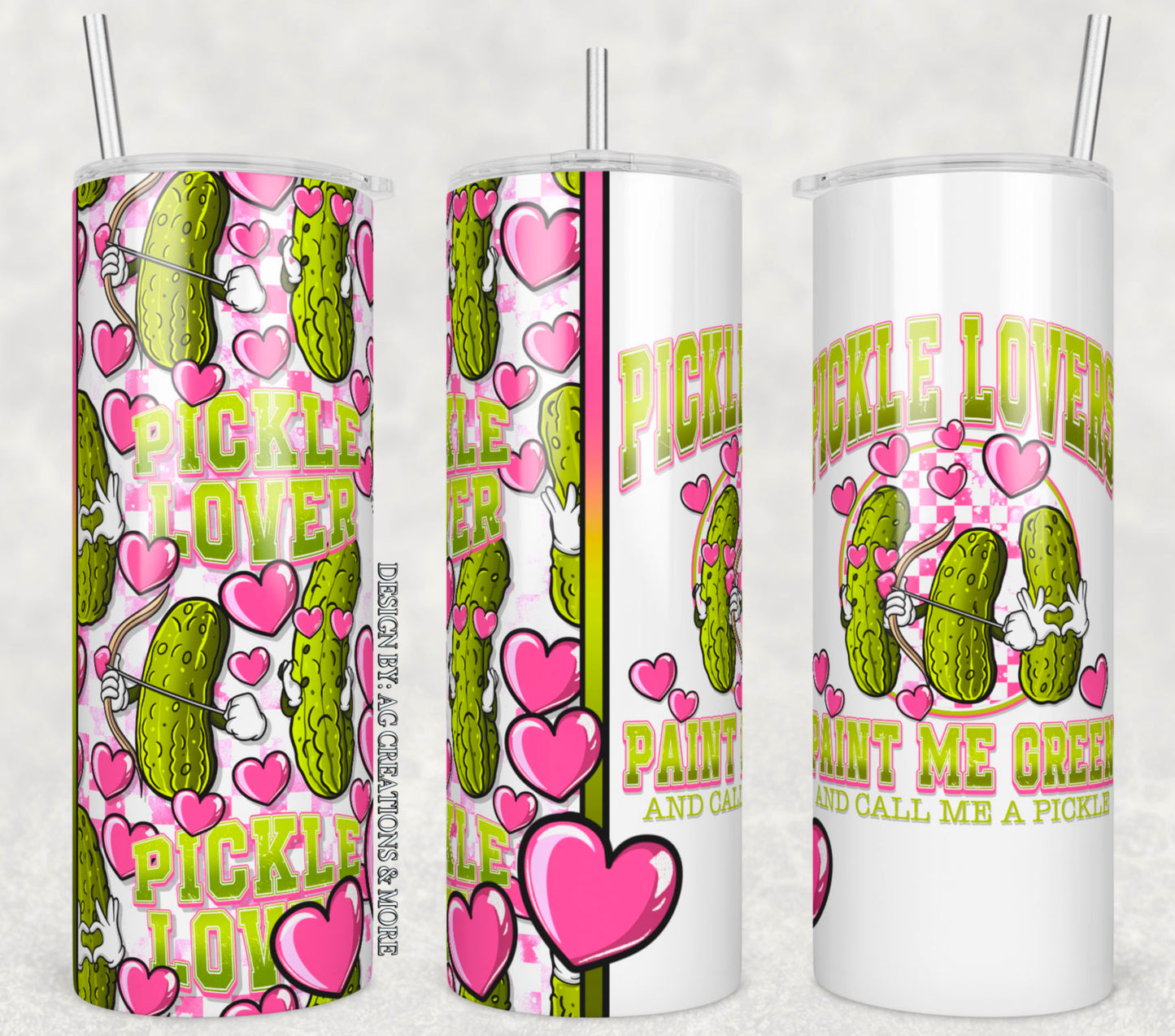 Pickle Lover 20oz Skinny Tumbler