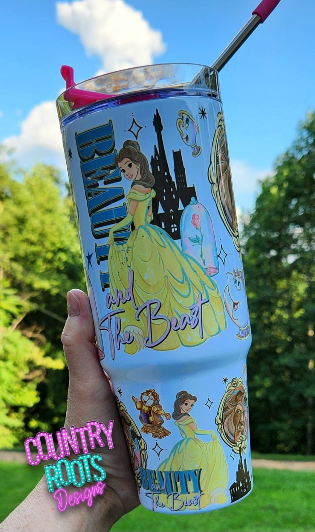 Beauty_ 30oz Grippy Tumbler
