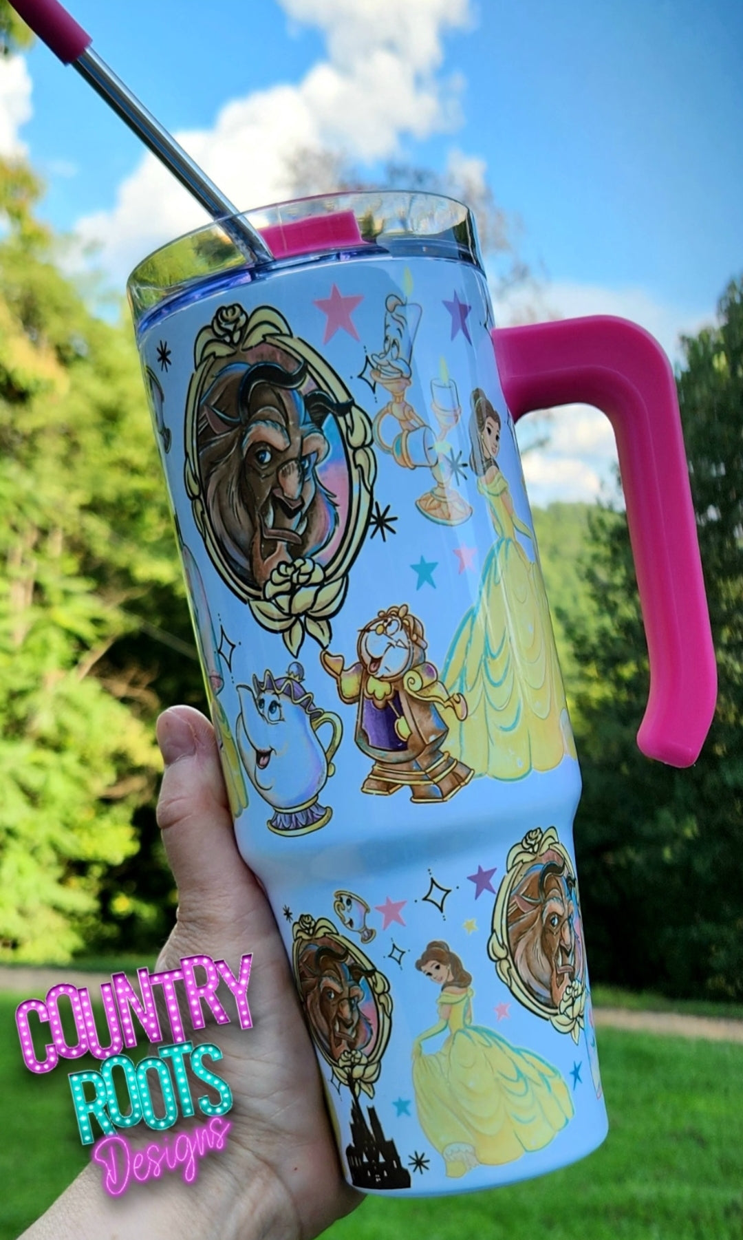 Beauty_ 30oz Grippy Tumbler