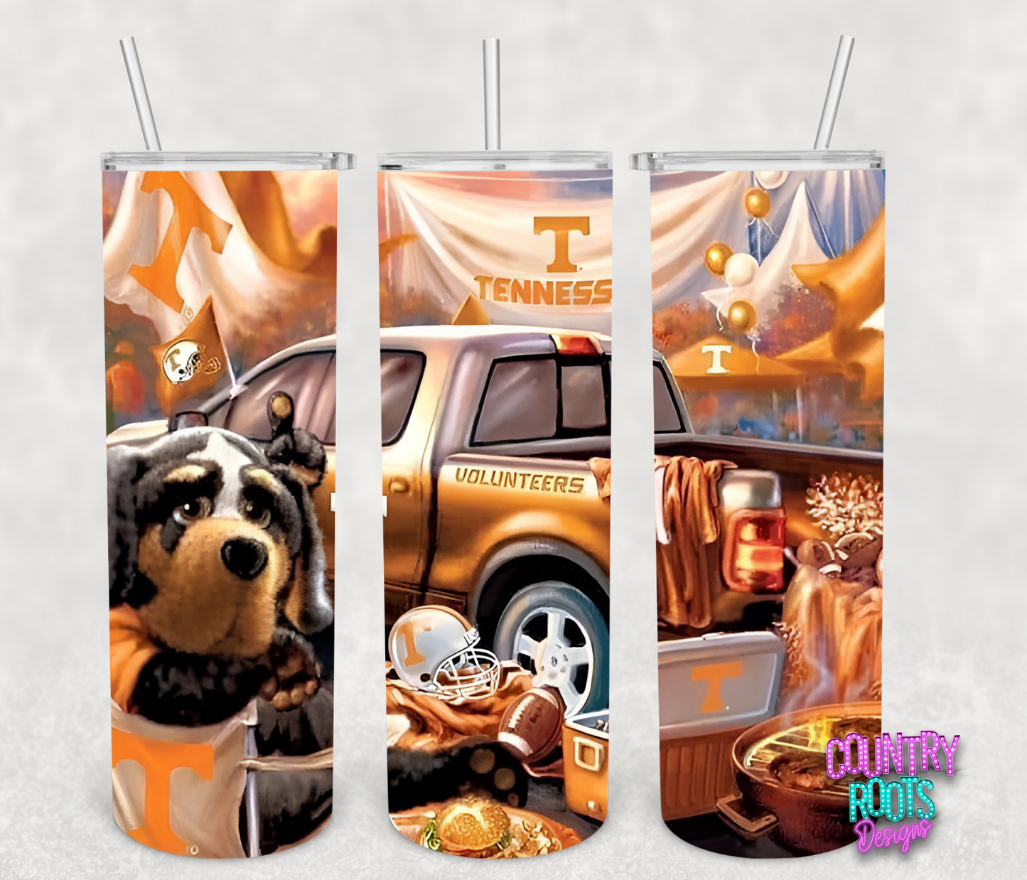 TN. Vols 20oz Skinny Tumbler