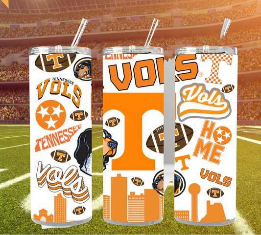 Tennessee_ 20oz Skinny Tumbler