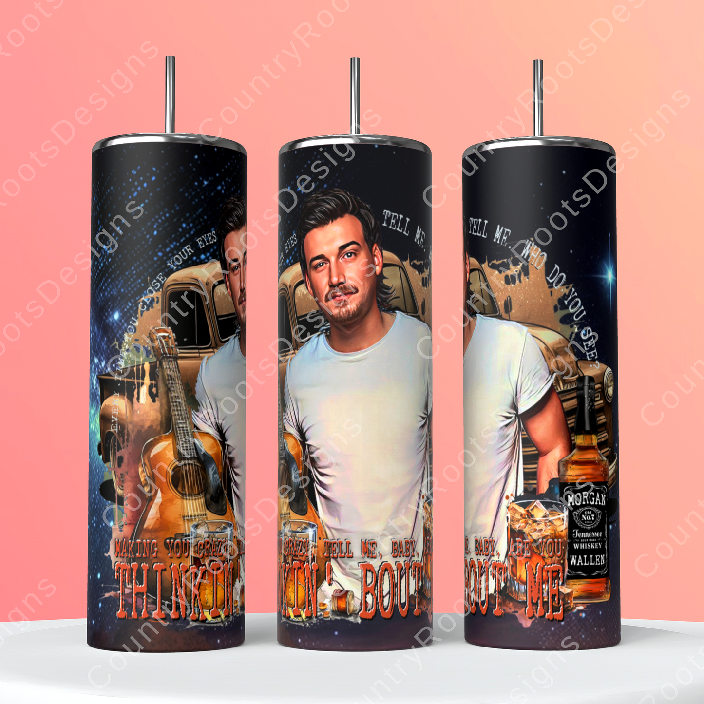 Thinkin' Bout Me 20oz Skinny Tumbler
