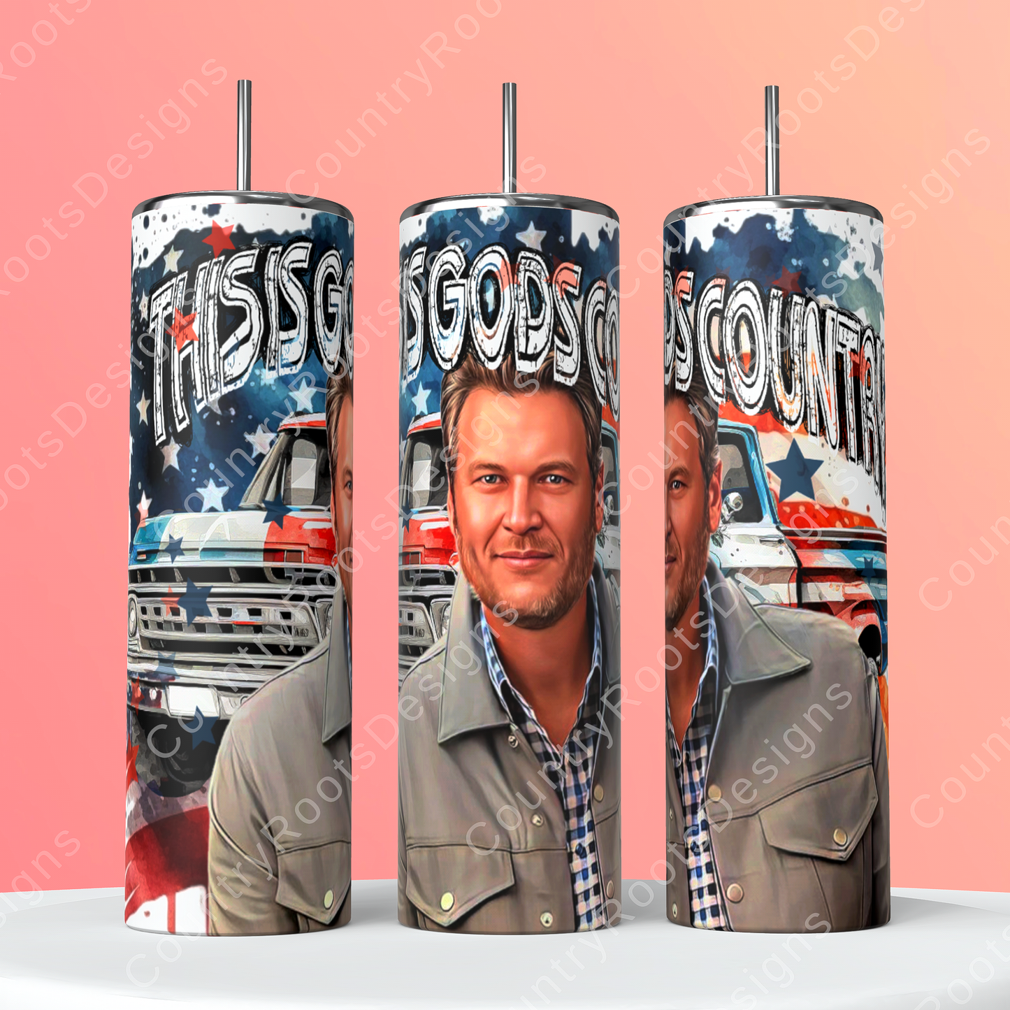 This Is Gods Country 20oz Skinny Tumbler