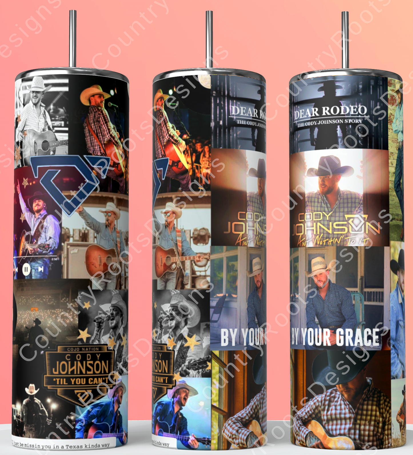 Cody Johnson 20oz Skinny Tumbler