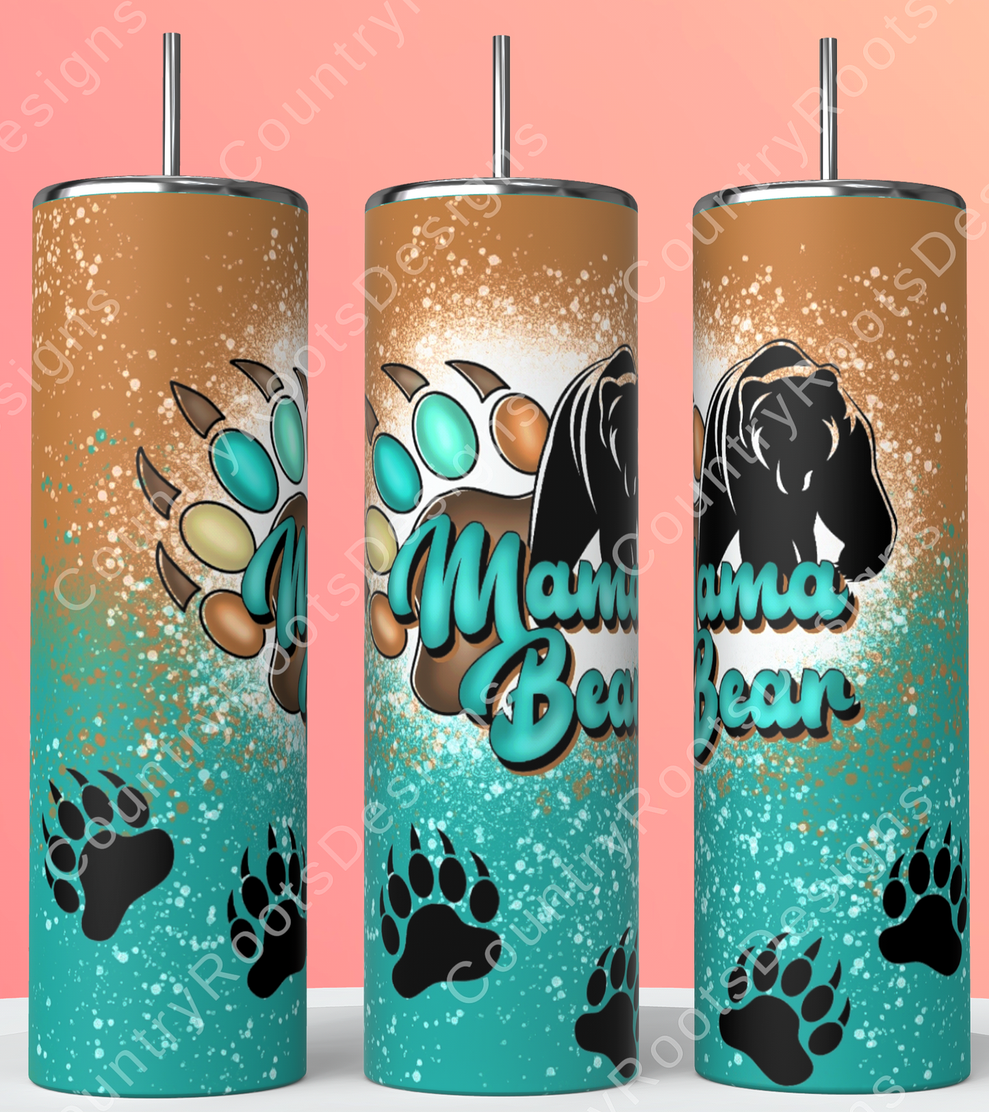 Mama Bear 20oz Skinny Tumbler