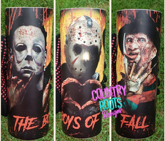 The Boys Of Fall Glow Tumbler