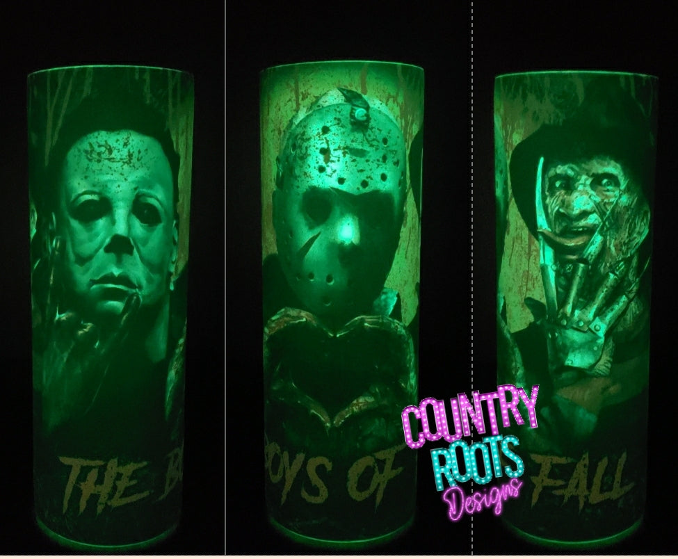 The Boys Of Fall Glow Tumbler