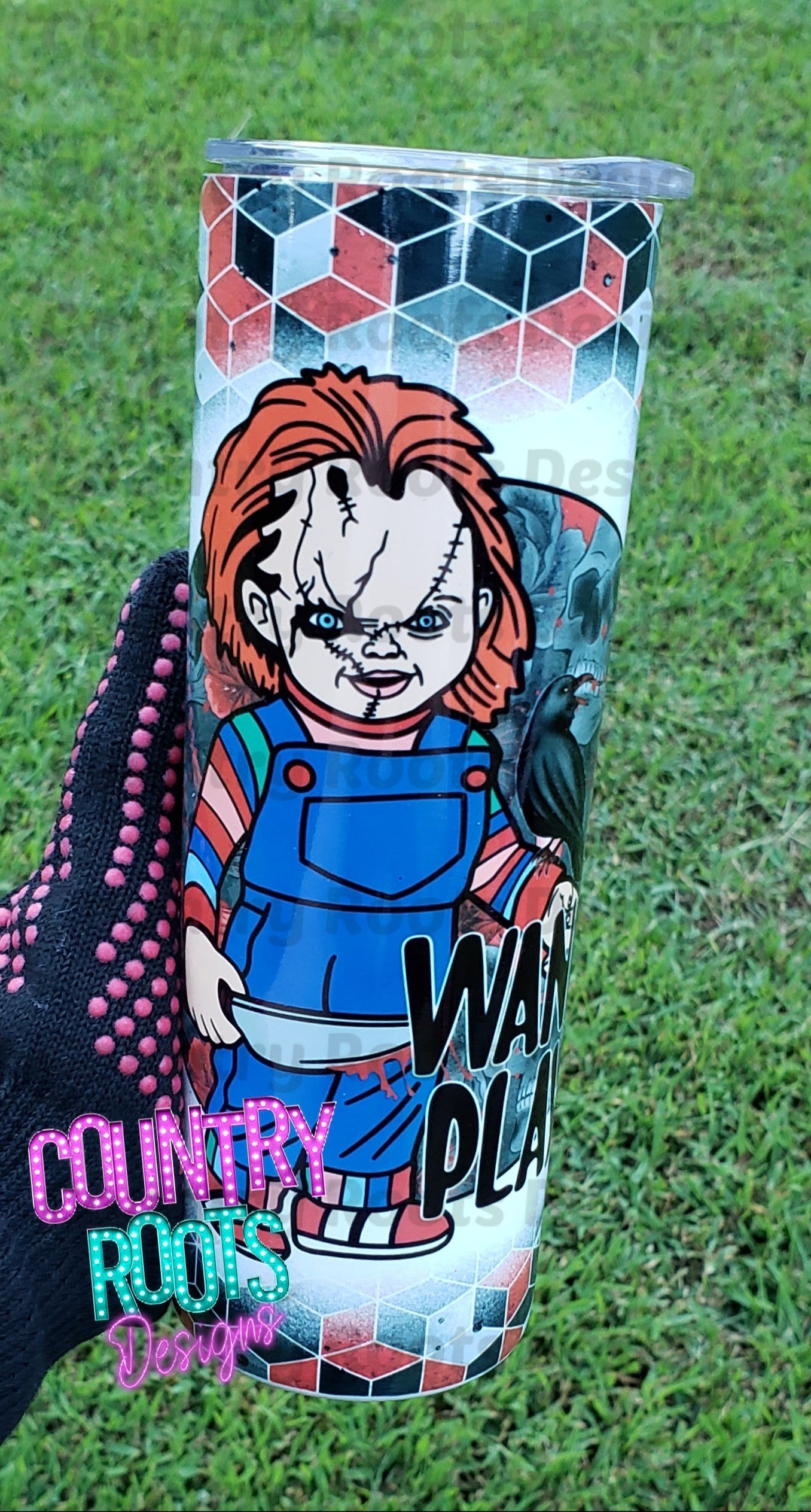 Wanna Play 20oz Skinny Tumbler