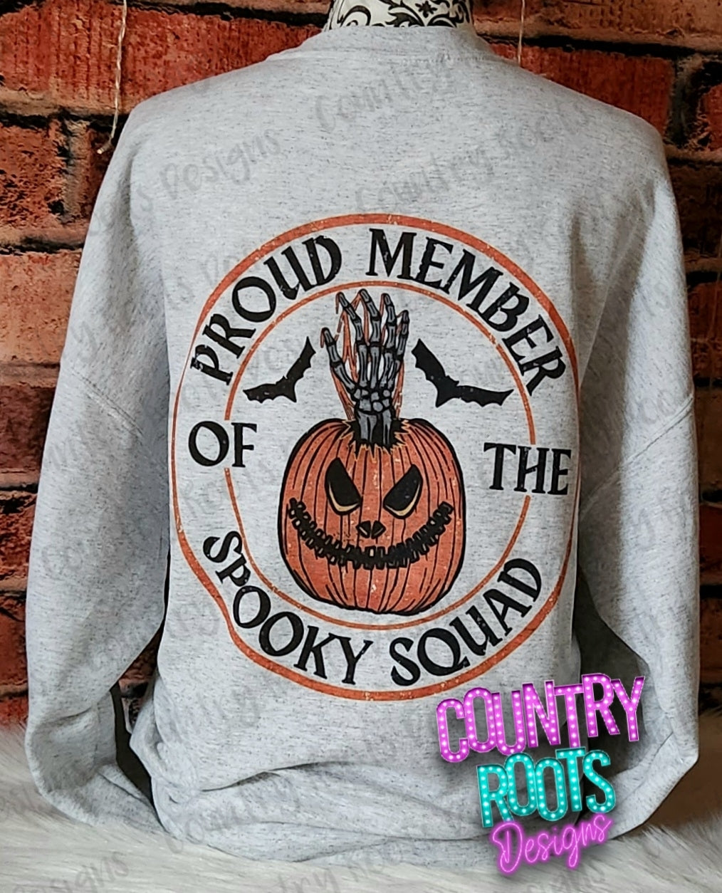 RTS Proud Member Of The Spooky Squad (XL) Front & Back Design