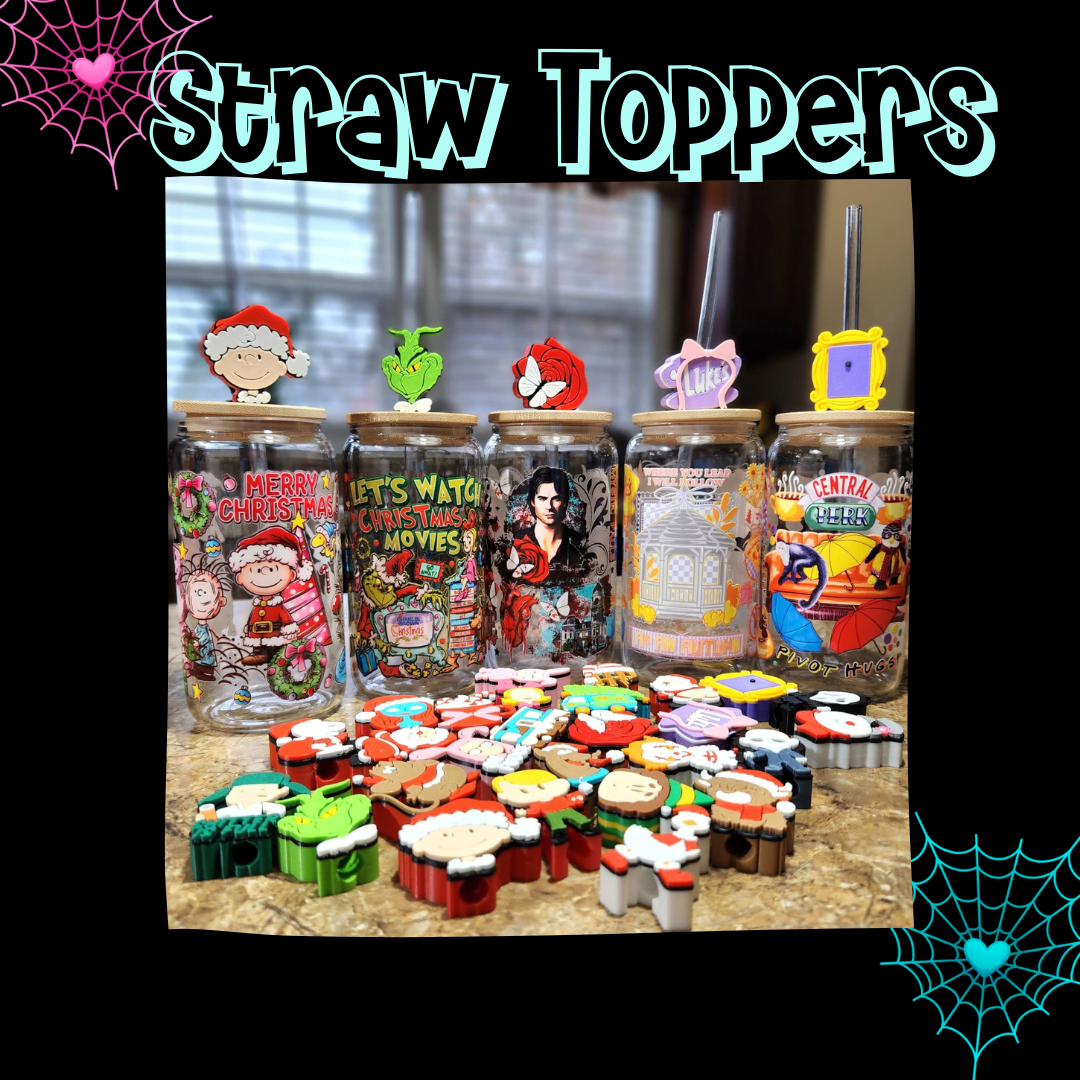 3D Straw Toppers