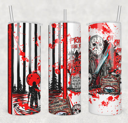 Jason Dead Inside 20oz Skinny Tumbler