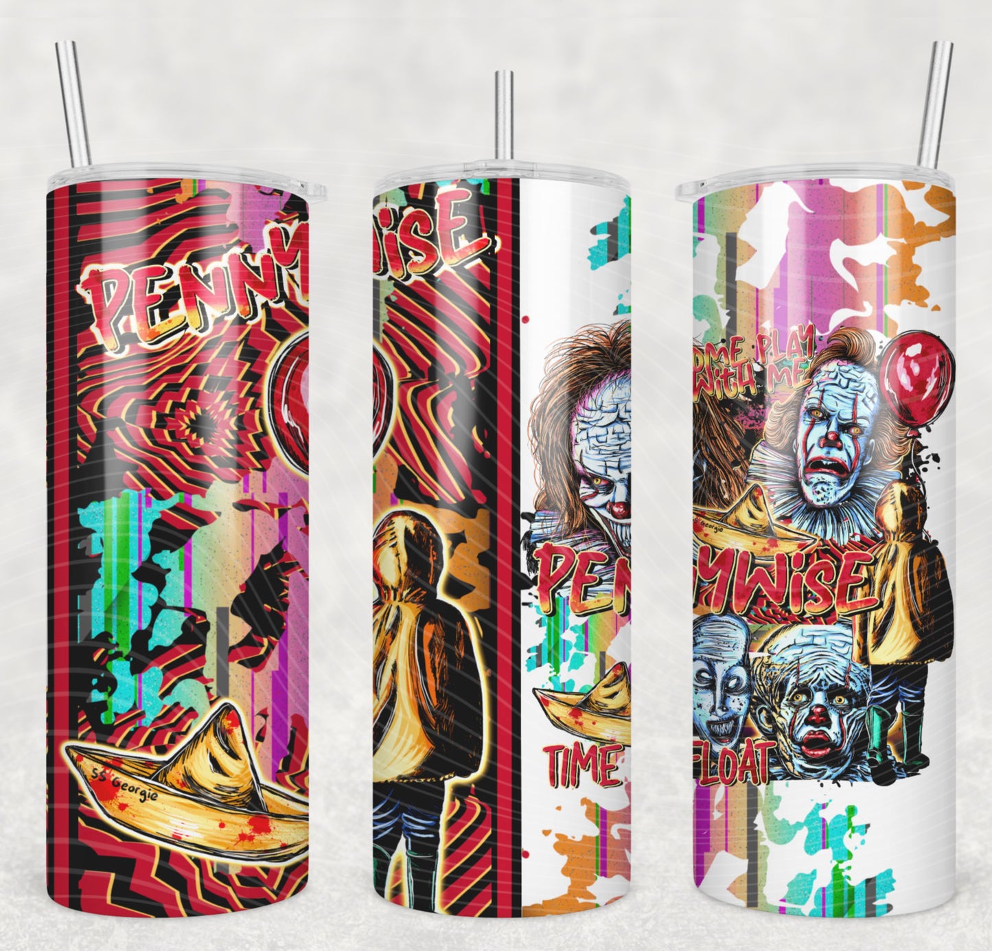 Time To Float 20oz Skinny Tumbler