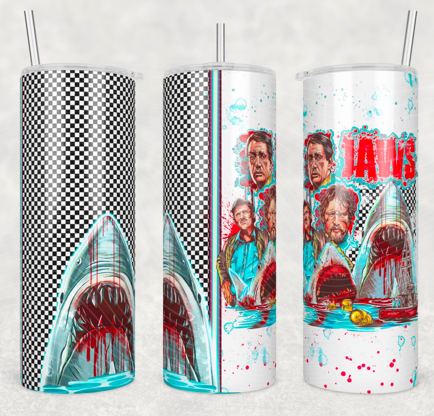 Shark 20oz Skinny Tumbler