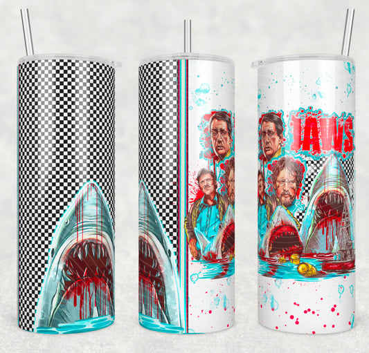 Shark 20oz Skinny Tumbler