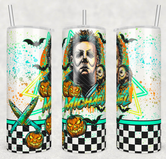 Michael_Horror 20oz Skinny Tumbler